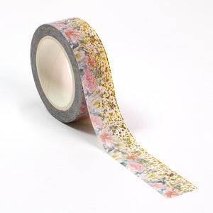 Floral Garden Gold Masking Tape