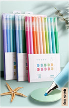 Load image into Gallery viewer, Retro &amp; Macaron Multi-Color Gel Pen Sets (10 pcs a set)
