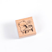 Load image into Gallery viewer, Cute Bear Rubber Stamps
