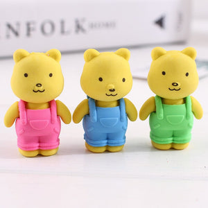 Cute Bear Erasers (3pcs)