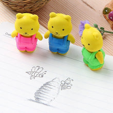 Load image into Gallery viewer, Cute Bear Erasers (3pcs)
