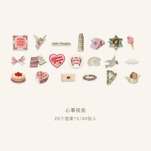 Kawaii Angel Stickers (4Types)
