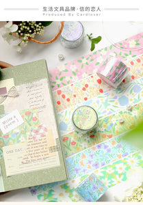 The Floral Garden Wide Masking Tapes (6 Designs)