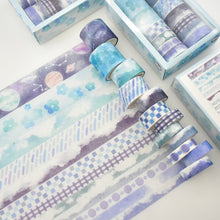 Load image into Gallery viewer, Purple Planet Washi Tape Set (12pcs)
