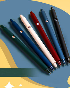 Retro Color Click Gel Pen Sets (6pcs)