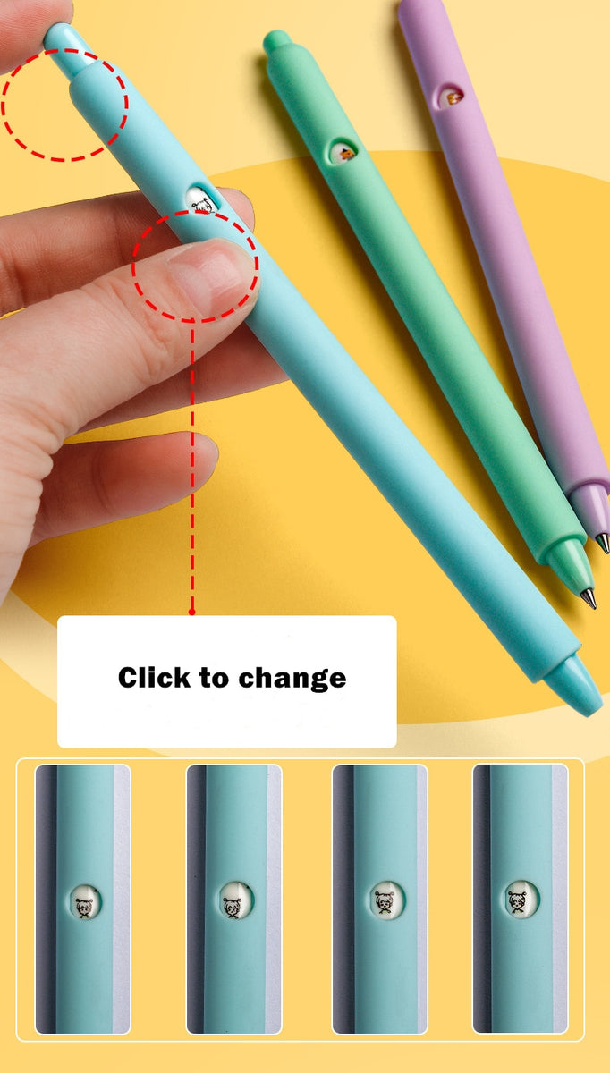 Candy Color Click Gel Pen Set (6pcs) – Original Kawaii Pen