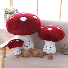 Load image into Gallery viewer, Kawaii Red Mushroom Plush Toy
