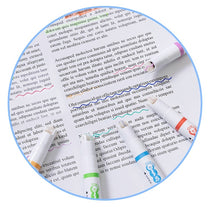 Load image into Gallery viewer, Multi-color Curved Line Highlighters (3 pcs)
