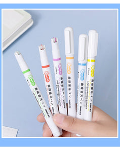 Multi-color Curved Line Highlighters (3 pcs)