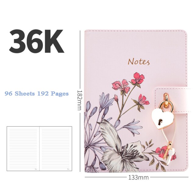 The Notes Journal with a Lock (B6)
