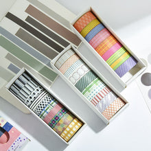 Load image into Gallery viewer, Colorful Patterns Washi Tapes (8 Designs)

