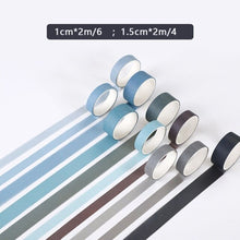 Load image into Gallery viewer, Colorful Patterns Washi Tapes (8 Designs)
