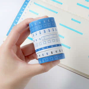 Mini Agenda Planner Washi Tape Set (4pcs)