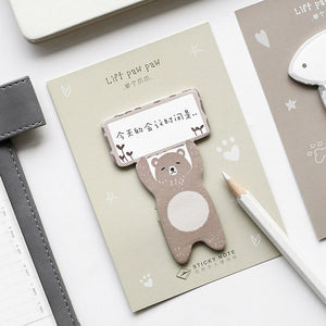 Lift Paw Paw Cartoon Memo Pad Set (4pcs)