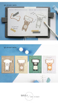 Load image into Gallery viewer, Lift Paw Paw Cartoon Memo Pad Set (4pcs)
