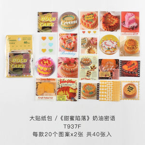 Sweet Cake Stickers (4 Designs)