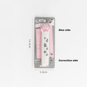 Cat PAW Correction Tape & Glue Stick