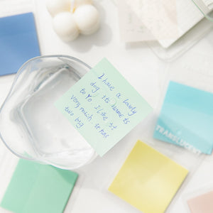 Morandi Color Translucent Sticky Notes (5 colors)
