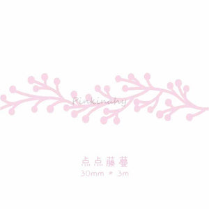 Japanese Style Lace Floral Masking Tapes (8 Designs)