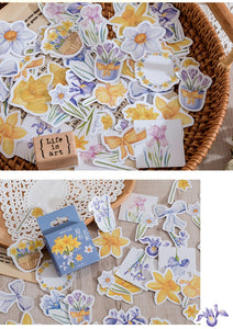 Colorful Floral Exotic Stickers