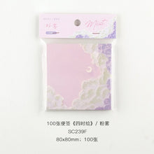 Load image into Gallery viewer, The Floral Seasons Memo Pads (100 pcs a set)
