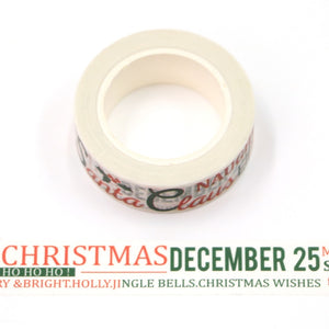 Christmas Holiday Season Decorative Masking Tapes (26 Designs)