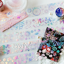 Load image into Gallery viewer, Magic Circle Laser Washi Tapes - Extra Wide Tapes
