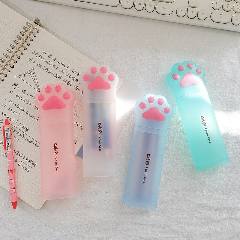 Buy Wholesale China Cute Cat Kawaii Pencil Case, Paw Plush Pencil