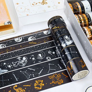 Universe Fantasy Gold Foiled Washi Tape Sets