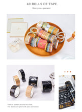 Load image into Gallery viewer, Universe Fantasy Gold Foiled Washi Tape Sets
