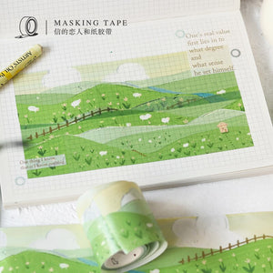 Nature & Landscape Wide Washi Tapes (4 Designs)