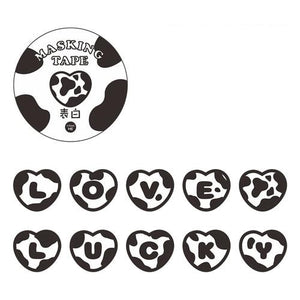 Black & White Sticker Rolls