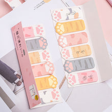 Load image into Gallery viewer, Cute Cat Paw Insert Sticky Notes
