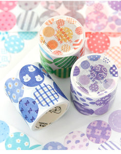 Exotic Candy Color Washi Tapes (4 Types)