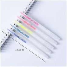 Load image into Gallery viewer, Japanese Fluorescent Color Erasable Highlighter Set (5pcs)
