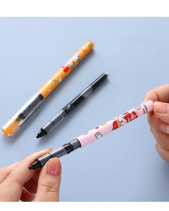 Cute Kawaii Animal & Fruits Gel Pen Set ( 6pcs)