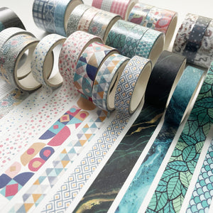 Geometric Pattern Washi Tape Sets (3pcs)