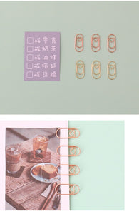 Mini Love Paper Clips (3 Colors)
