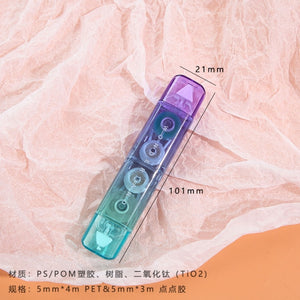 Gradient Color Transparent Double Sided Tape
