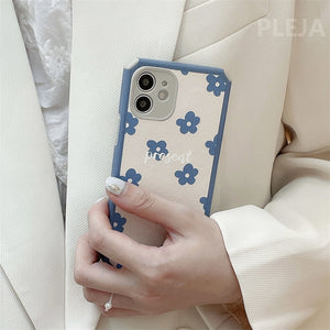 Cute Kawaii Floral Transparent iPhone Case