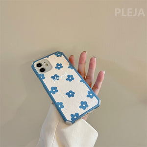 Cute Kawaii Floral Transparent iPhone Case