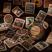 Load image into Gallery viewer, Vintage Style Stickers in a Tin Box (100pcs)
