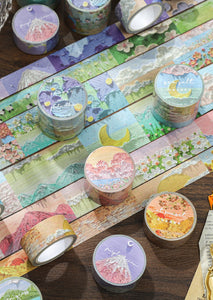 Nature Series Oil Painting Washi Tapes