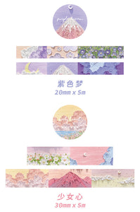 Nature Series Oil Painting Washi Tapes