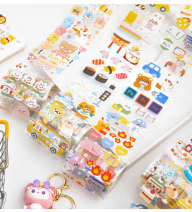 Japanese Animal Family Series Masking Tapes