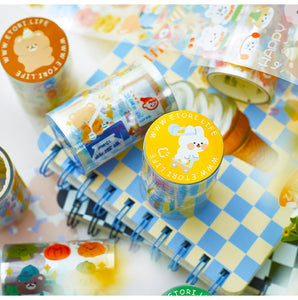 Japanese Animal Family Series Masking Tapes