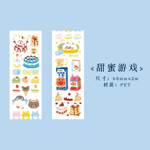 Japanese Animal Family Series Masking Tapes