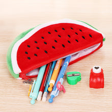 Load image into Gallery viewer, Watermelon Plush Pencil Case
