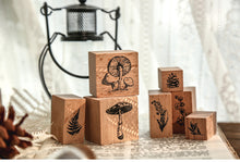 Load image into Gallery viewer, Phases of Moon &amp; Plant Atlas Rubber Stamp Set (7pcs)
