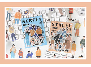 Street Fashion Cartoon Stickers